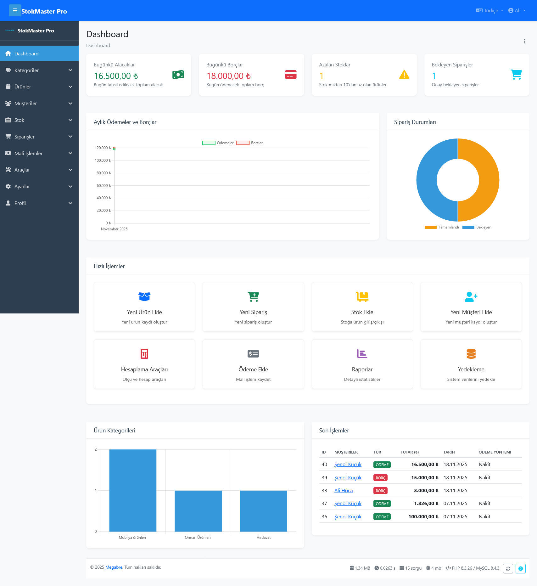 Stock Tracking Product Management System - Ekran Görüntüsü 3