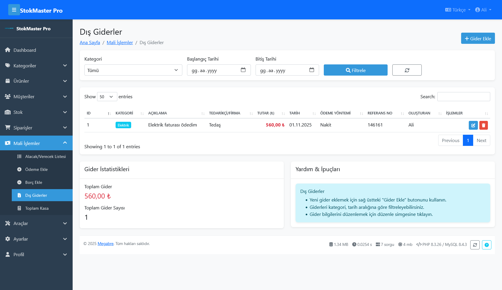 Stock Tracking Product Management System - Ekran Görüntüsü 6