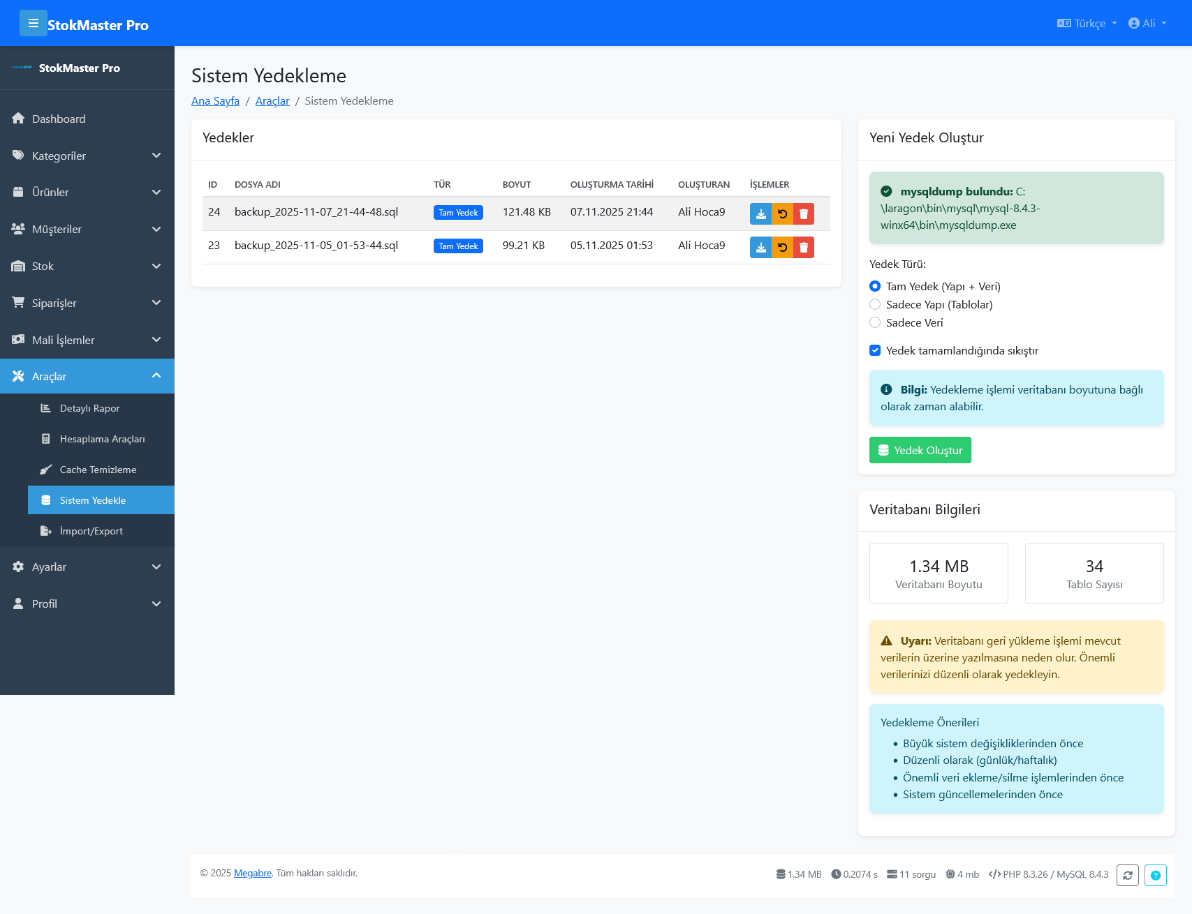 Stock Tracking Product Management System - Ekran Görüntüsü 7