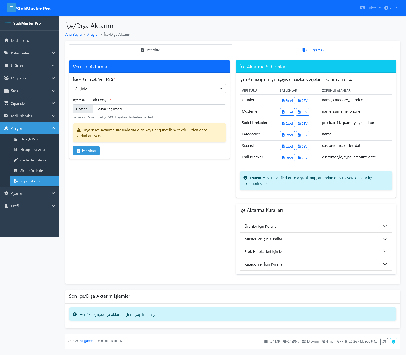 Stock Tracking Product Management System - Ekran Görüntüsü 8