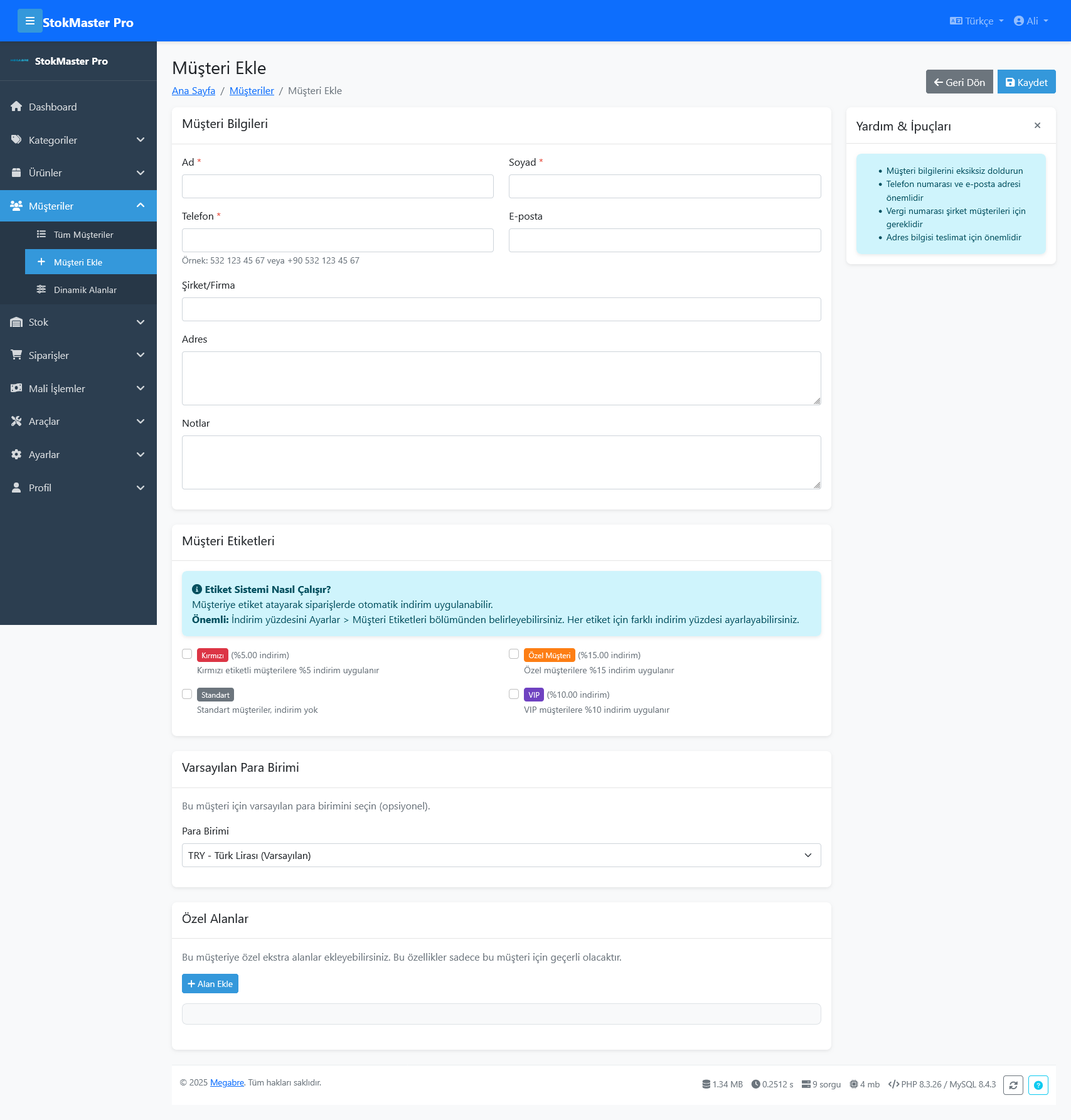 Stock Tracking Product Management System - Ekran Görüntüsü 14