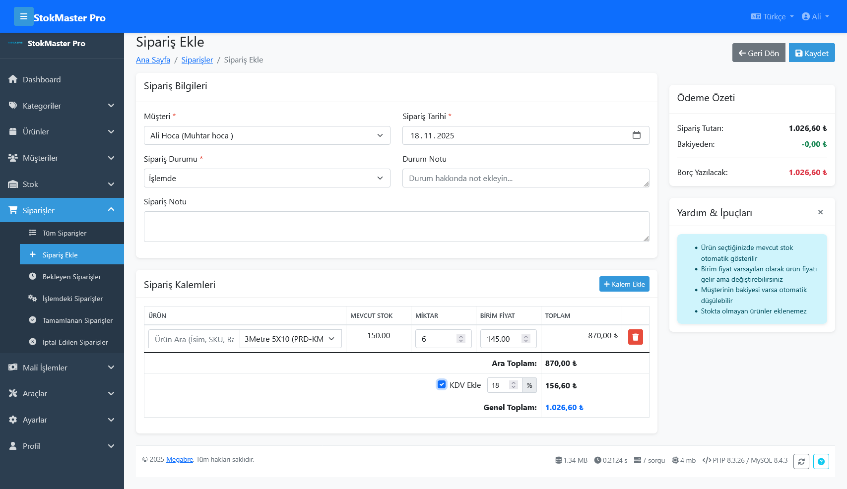 Stock Tracking Product Management System - Ekran Görüntüsü 19